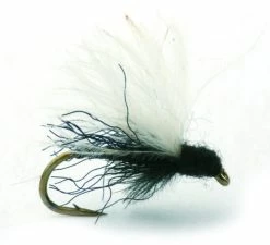 Umpqua Flugor CDC Midge Adult Black Mygg Tørr - 20