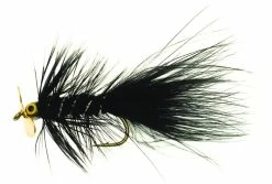 Unique Flies Dog Nobbler Propeller Black Kamasan B170 #4