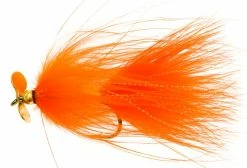Unique Flies Herning Fly Propeller Flou Orange Kamasan B170 #2