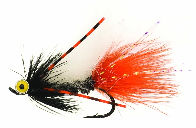 Unique Flies Zonky Orange/Black TMC7989 #6 1 Unique Flies Zonky Orange/Black TMC7989 #6