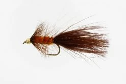 Unique Flies Dog Nobbler Brown/Orange Kamasan B170 #4