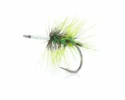 Unique Flies Toiletbørsten Green Yellow Gamakatsu F314 #4