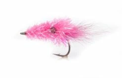 Unique Flies Chenille Rejen Pink Gamakatsu F314 #4