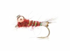 Unique Flies Hare's Ear Jig (BH) Copper Red TMC 3761 #12
