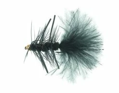 Unique Flies B.H. Rubber Leg Wooly Black Daiichi 1720 #8