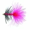 Unique Flies B.H. Rubber Leg Wooly Fluo Red Daiichi 1720 #8