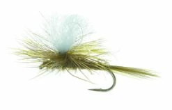 Unique Flies Parashute Dun Olive Daiichi 1180 #14