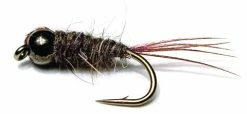 Unique Flies Hare Ears Black Bead Hare Ears Daiichi