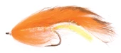 Unique Flies Zonker Minnow Orange Daiichi 2421 #6