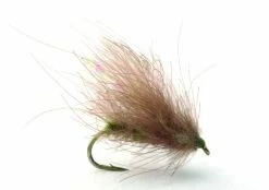 Umpqua Flugor Kronen CDC Caddis Brun